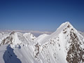 unser 2. Gipfelziel: Piz Vial, 3'168 m (rechts)