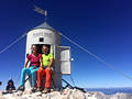 auf dem Gipfel des Triglavs 2'864 m, höchster Gipfel Sloweniens und der Julischen Alpen